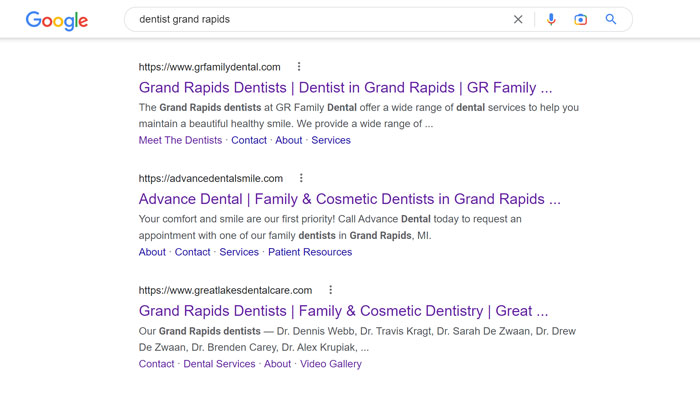 Dental Search Engine Optimization